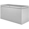 Biohort Baule da esterno impermeabile biohort loungebox 160 in acciaio zincato argento metallizzato 850 lt 160x70x83,5 cm - cod. 64065