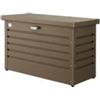Biohort Baule da esterno impermeabile biohort 100 in acciaio zincato bronzo metallizzato 195 lt 101x46x61 cm - cod. 62010