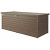 Biohort Baule da esterno impermeabile biohort 180 in acciaio zincato bronzo metallizzato 800 lt 181x79x71 cm - cod. 62030