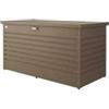 Biohort Baule da esterno impermeabile biohort 160 in acciaio zincato bronzo metallizzato 830 lt 160x79x83 cm - cod. 62060