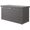 Biohort Baule da esterno impermeabile biohort 130 in acciaio zincato grigio scuro metallizzato 460 lt 134x62x71 cm - cod. 65040