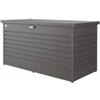 Biohort Baule da esterno impermeabile biohort 160 in acciaio zincato grigio scuro metallizzato 830 lt 160x79x83 cm - cod. 65060
