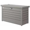 Biohort Baule da esterno impermeabile biohort 100 in acciaio zincato grigio quarzo metallizzato 195 lt 101x46x61 cm - cod. 68010