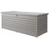 Biohort Baule da esterno impermeabile biohort 180 in acciaio zincato grigio quarzo metallizzato 800 lt 181x79x71 cm - cod. 68030