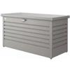 Biohort Baule da esterno impermeabile biohort 130 in acciaio zincato grigio quarzo metallizzato 460 lt 134x62x71 cm - cod. 68040