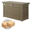 Biohort Baule postale per pacchi impermeabile biohort paket-box 100 in acciaio zincato bronzo metallizzato 195 lt 101x46x61 cm - cod. 62910