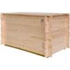 Alce Baule da esterno alce giove in legno 250 lt 130x60x54cm