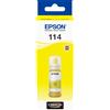 EPSON RICARICA INCHIOSTRO ORIGINALE 114 GIALLO PIGMENTATO PER EPSON ECOTANK 70 ml - EPSON - C13T07B440