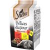 Sheba delices du jour manzo e pollo in salsa 6x50 g