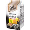 Sheba delices du jour pollo e tacchino in salsa 6x50 g