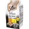 Sheba delices du jour tacchino e pollo in gelatina 6x50 g