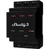 Shelly PRO 3 RelÃ¨ professionale da guida DIN a 3 canali contatti puliti LAN, Wi-Fi e Bluetooth