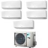 Daikin Condizionatore BTU 7+9+9+12+18 FTXM20R FTXM25R FTXM25R FTXM35R FTXM50R 5MXM90A PENTA Split Perfera R-32 WIFI Alexa Google