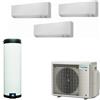 Daikin Climatizzatore Multi+ 7+7+7+120 LT 3x FTXM20A EKHWET120BV3 4MWXM52A QUADRI Split All Season Perfera R-32 WIFI
