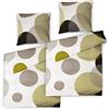 Beautissu Set di 2 Copripiumino 135x220 Nela - Federa Cuscino 80x80 - Biancheria da Letto Singolo, in 100% cotone, dotato di cerniera