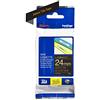 Brother TZE354 Nastro Laminato, 23.9 mm, Oro/Nero