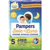FATER SpA PANNOLINO PER BAMBINO PAMPERS SOLE & LUNA FLASH JUNIOR 16 PEZZI