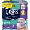FATER SpA PANNOLONE PER INCONTINENZA LINES SPECIALIST DERMA PANTS MAXI L 10 PEZZI
