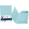 FAVINI 25 cartelline 3 lembi ACQUA 200gr 24,5x34,5cm celeste FAVINI