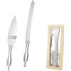 DRW Set coltello e pala per torta, coltello 32 cm