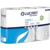 Lucart Carta igienica Strong 6 - 2 veli - 300 strappi - bianco - Lucart - pacco 6 rotoli (unità vendita 1 pz.)