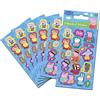 Paper Projects Peppa Pig - Confezione di 6 adesivi blu per sacchetti per feste, prodotto con licenza ufficiale, perfetti come sacchetti per feste o riempitivi per calze, 12,5 cm x 7,5 cm