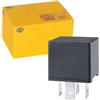 HELLA 4RA 007 791-011 Relè, Corrente di lavoro, 12V, 4a... poli, Schema elettrico S2, Spina B, Contatto di chiusura, Colore nero, senza supporto