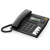 Alcatel T56 NERO Telefono fisso con ampio display, funzione Vivavoce, 4 Tasti di memoria diretta, Registro chiamate dettagliato, Tasto Mute