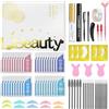 Libeauty Lifting ciglia e laminazione delle sopracciglia, kit professionale Lash Perm, strumento completo e cheratina, curling perming salon semipermanente e uso domestico, dura circa 6-8 settimane
