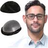 Lordhair Protesi Capelli Uomo, Pelle Super Sottile da 0,08 mm Parrucca da Uomo per Sistema Capillare da 8x10 Pollici Dimensione Della Base