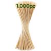 MC Spiedini per barbecue in legno 1000pz Bastoncini Bambù 25cm *3mm Spiedini Legno - Ideale per antipasti, Barbecue, Frutta,- Spiedino di Bambù Stuzzicadenti Lunghi (1000)