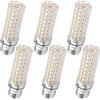 SCNNC Lampadina Mais E27 LED 12W, 220-240V, Non Dimmerabile, 1200LM Bianco Caldo 3000K, Equivalente 100W Incandescenza, Lampadina LED E27 Mais per Lampadario, Lampada da Tavolo, Lampada da Parete, 6 Pezzi