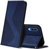 ZONNAVI Cover per Samsung Galaxy A70, Flip Custodia Pelle PU con [Slot Cart] [Supporto Stand] [Magnetica], Cover a Libro Portafoglio per Samsung Galaxy A70 (Blu)