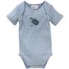 People Wear Organic Body a manica corta in cotone bio Tartaruga -col. azzurro a righe
