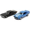 Jada - Fast & Furious Twin Pack, 253202013, +8 ani, Chevrolet Camaro 1969 + Dodge Charger Widebody 1968, in Die-cast, licenza ufficiale, in scala 1:32