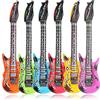 12 Chitarre Gonfiabili Per Feste – Giocattoli Rockstar In Alluminio, Decorazioni Per Compleanni Anni 80/90, Multicolore - 4