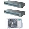 CLIMATIZZATORE DUAL CANALIZZATO 24+24 HISENSE DC INVERTER R-32 A++A+ WI FI INTEGRATO 5AMW125U4RTA LINEA 2026