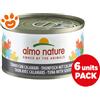 Almo Nature Cat Mega Pack Tonno con Calamari (6 x 70 gr) - Lattine da 70 gr (6 x 70 gr)