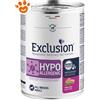 Exclusion Dog Diet Hypoallergenic Adult Maiale e Piselli - Lattina Da 400 gr