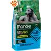 Monge Dog Bwild Grain Free Adult All Breeds Acciughe Patate e Piselli - Sacco da 2,5 kg