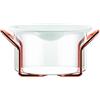 Bodum, set Hot Pot Set, teglia da forno con coperchio in silicone, Silicone, trasparente, 1.0