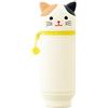 Lihit Lab LIHITLAB PuniLabo - Custodia per penna con supporto per penna, Calico Cat, 1 Count (Pack of 1), Grande: 7,4 x 20,3 cm