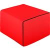 EvergreenWeb Pouf Letto Singolo con Tessuto 3D Bed Friend Rosso