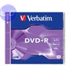 VERBATIM DVD+R 4.7GB 16x Jewel 1pz VERBATIM Azo - 43496