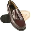Zerimar Calzature in Pelle da Uomo | Scarpe in Pelle Castellano | Maschera Mocassino Uomo | Mocassini con Nappe da Uomo | Made in Spain | Colore: Bordeaux Taglia 40