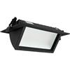 Faro LED da Incasso 44W Foro 210x130 Nero con driver Philips Colore Bianco Naturale 4.000K