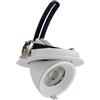 Faro LED da Incasso 15W Orientabile foro Ø100mm con driver Philips Colore Bianco Naturale 4.000K