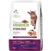 TRAINER Natural trainer cat adult sterilised con salmone e fibra di pisello KG 3