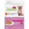 TRAINER Natural trainer cat Kitten&Young bocconcini in salsa con tacchino 85 gr