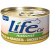 LIFE PET CARE Life cat filetti di pollo con aragosta 85 gr